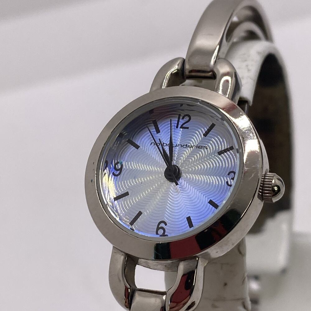 Vintage Silver Tone Watch Works New Battery